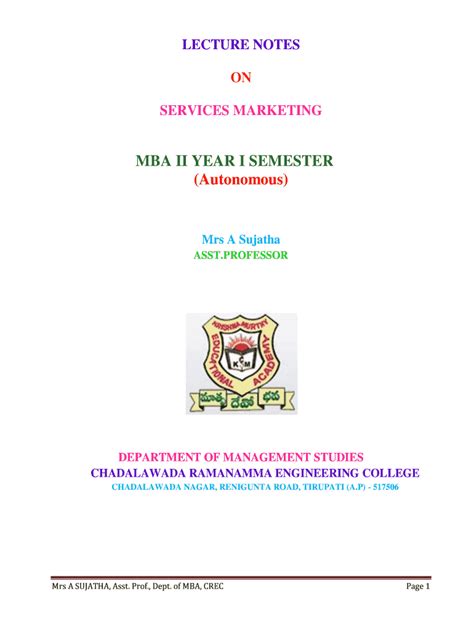 Mba 4th Sem Notes