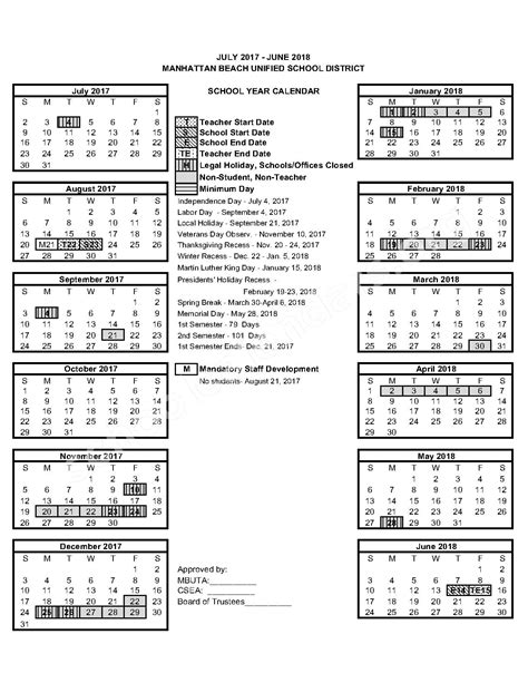 Mbms Calendar