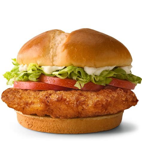 Mc crispy chicken sandwich. You will get the crispy-coated chicken burger layered with iceberg lettuce and black pepper mayo, served on a sourdough-style, sesame-topped bun. Is McDonald’s McCrispy Gluten-Free? No, … 