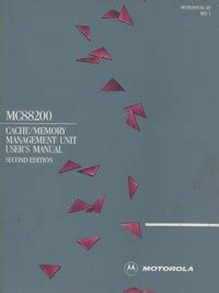 Mc88200 cache memory management unit user s manual. - Louis l amour an annotated bibliography and guide.