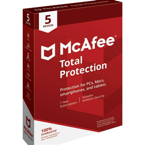 McAfee Total Protection open