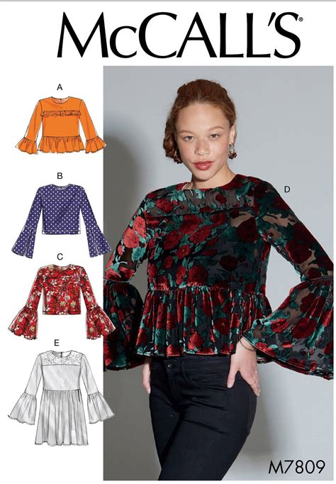 McCall’s Misses’ Multisize pattern available in two size combinations