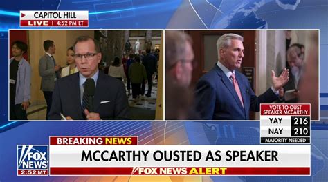 McCarthy out as speaker