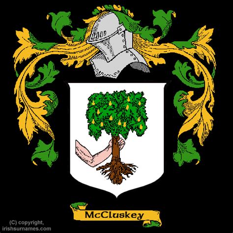 McCluskey Family Crest, Coat of Arms & McCluskey Name Origin