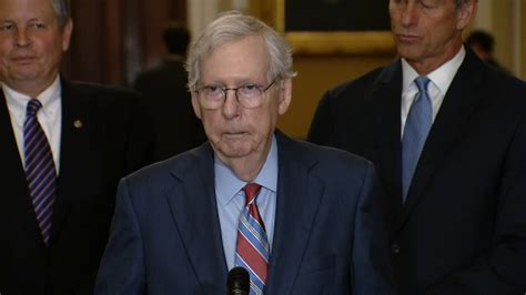 McConnell says he’s ‘fine’ after freezing during remarks