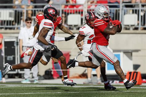 McCord keys big second quarter for No. 5 Ohio State 63-10 win over Western Kentucky