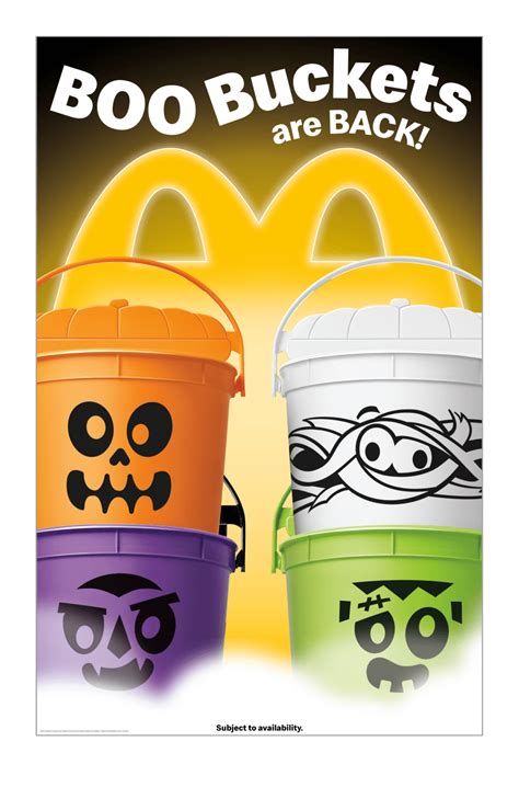 McDonald's 'Boo Buckets' are back, and with a new color