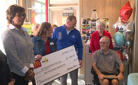 McDonald's reopens O'Fallon location, honoring owner's ALS battle