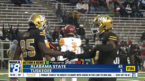 McGinn’s kickoff return, Stewart’s 3 TD passes help Alabama State beat Division-II Tuskegee 41-3