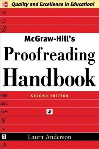 Full Download Mcgrawhills Proofreading Handbook By Laura Killen Anderson