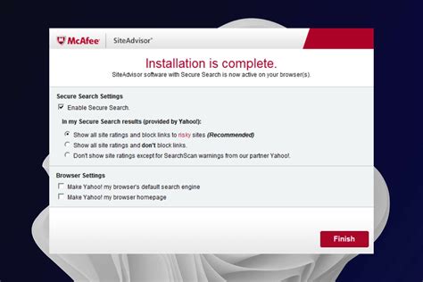 In this video, learn how to fix a common issue of redirecting to Yahoo Search Engine because McAfee WebAdvisor enabled it. Here, we will show how to remove t...