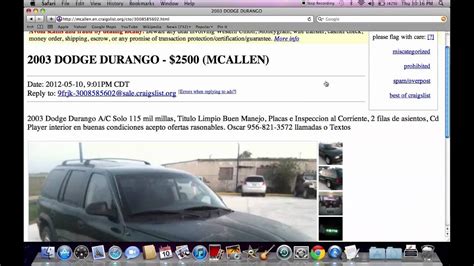 Mcallen craigslist cars and trucks. .  ...