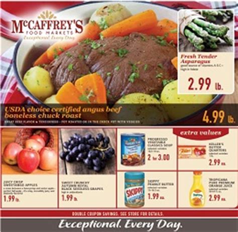 Mccaffrey's circular. February 13, 2023February 13, 2023. The Advantage Retail Group accepted the 2022 Mid Atlantic Food Trade Organization (MAFTO) Honoree of the Year recognition. This is MAFTO's signature event of the year; they welcomed the Owners, management, and staff of McCaffrey's Food Markets during a fun-filled, weekend-long celebration. 
