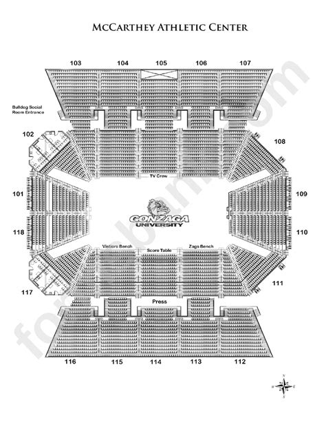 Mccarthey athletic center seating chart. McCarthey Athletic Center Seating Chart. Secure your seats at McCarthey Athletic Center in Spokane with our interactive and easy-to-use seating chart. Most sports complexes will include several venues ranging from baseball and softball fields to hockey arenas and basketball courts with seating for spectators. TicketSmarter offers extensive ... 