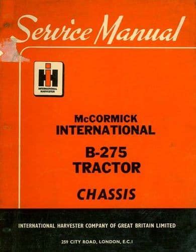 Mccormick international b 275 service manual. - Guided reading activity 9 3 styles of leadership answers.