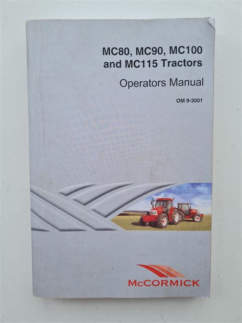 Mccormick mc80 mc90 mc100 mc115 mc120 mc135 tractors operators owner manual. - Linee guida per i criteri del milliman.