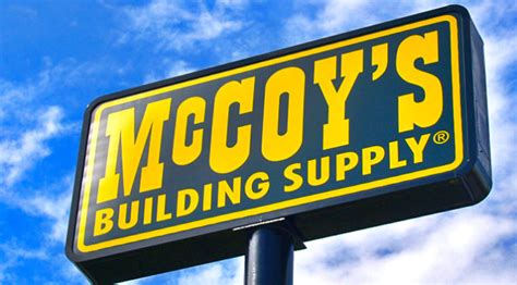 Fri. 7am - 7pm. Sat. 7am - 5pm. Shop this Store. Live in the area or have a project coming up around here? Shop our online catalog with pricing and availability information specific to this store. Get Directions! Shop McCoy's in Tomball, TX for building supplies, home improvement needs, tools, farm and ranch supplies, and more.. 