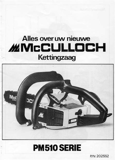 Mcculloch pro mac 510 owners manual. - Mercury 200 black max xr2 outboard manual.