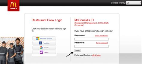 Login McDonald's Corporate. ... Only individuals with an authorized user name and password may utilize McDonald's secure web sites and applications.. 