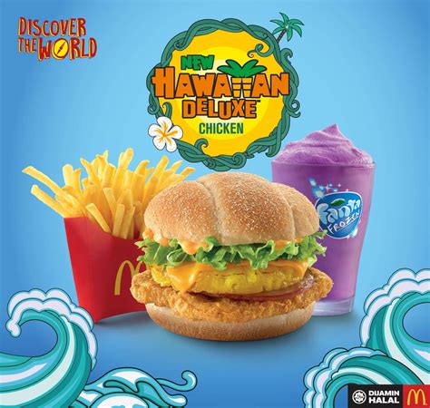 Mcd hawaii. McDonald's Hawaii offer a special menu of items you can find only in Hawaii! From Spam and rice to haupia (coconut pudding) fried pies, McDonald's Hawaii is a must-visit when in Hawaii. 
