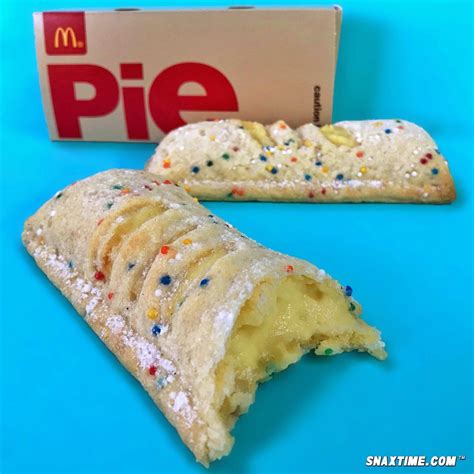 Mcd holiday pie. Dec 2, 2021 · McDonald's mouthwatering Holiday Pie features a creamy smooth, vanilla custard nestled in a flaky, buttery crust glazed with sugar and topped with rainbow sprinkles By People Staff Published on ... 