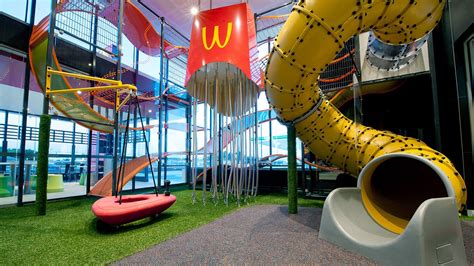 Mcd playground. Ryan and Ryan's mom had a family fun time at McDonald's Indoor playground! Watch Ryan and his mom went on obstacle courses and big slides in the playground. ... 