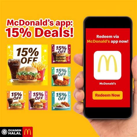 Mcdonald's app deals. Mobile Ordering is a new feature on My McDonald’s App! Now you can order, pay, collect McCafé Rewards Card stamps and redeem deals all in a single app, just like you do when in our restaurants! Pick a McDonald's deal, and them pick up your meal at participating McDonald's. Mobile Order and Pay lets you create your next McDonald's order in ... 