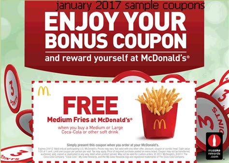Mcdonald's coupons. McDonald’s is a fast-food giant that has become synonymous with breakfast. Whether you’re craving a classic Egg McMuffin or a hearty breakfast platter, McDonald’s has you covered. ... 