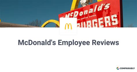 2,050 reviews from McDonald's employees about McDonald's culture, salaries, benefits, work-life balance, management, job security, and more. ... McDonald's Employee Reviews Review this company. Job Title. All. Location. Philippines 2,050 reviews. Ratings by category. 3.4 Work-Life Balance. 2.9 Salary & Benefits.. 