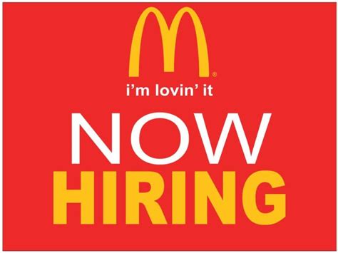 Mcdonald%27s hiring near me. Aug 25, 2023 · Click on the 'Apply now' button on the job you're interested in. Click on the 'Click here to apply online' button. Complete the form on the careers page and upload your CV. To work at a McDonalds franchise, you will need the following: A South African ID. Be able to work retail hours, including weekends and Public Holidays. 