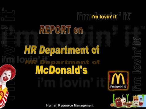 Mcdonald's hr. Things To Know About Mcdonald's hr. 