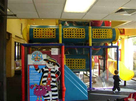 Mcdonald's play area near me. Click on Restaurant Locator near the bottom of the page and wait for the page to load. Type your city and state or zip code in the appropriate box and click "Go". Find a location in the list that has a "Y" for "Yes" in the "Playland or Placeplace" column. 