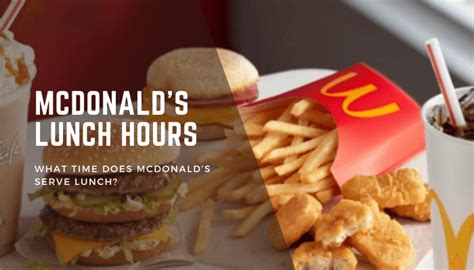 Mcdonald’s Lunch Hours in 2024 (Menu, Daily Specials)