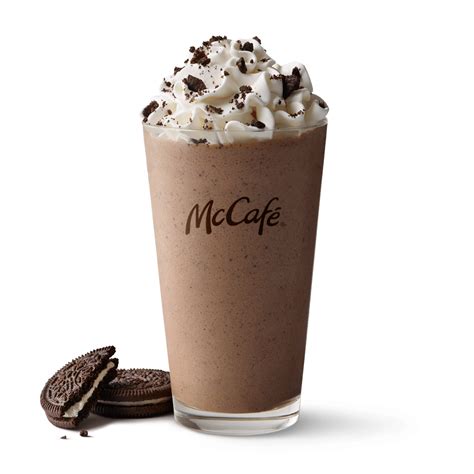 Mcdonald frappe. A McDonald’s Frappé can be a good source of caffeine, depending on your caffeine needs and tolerance. The average adult can safely consume up to 400 milligrams of caffeine per day, according to the Mayo Clinic. A medium or large McDonald’s Frappé contains about 180 milligrams of caffeine, which is a High amount. 