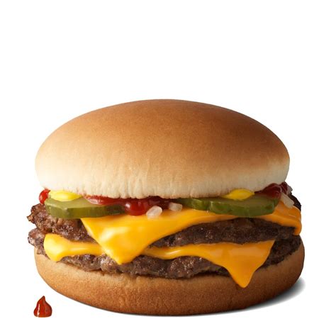 Mcdonalds cheese. There are 780 calories in a Double Quarter Pounder with Cheese from McDonald's. Most of those calories come from fat (52%). To burn the 780 calories in a Double Quarter Pounder with Cheese, you would have to run for 68 minutes or walk for 111 minutes. -- Advertisement. 