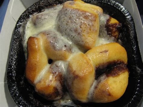Mcdonalds cinnamon melt. Many stores did sell cinnamon melts (more or less cinnamon buns with an icing topping), however I haven't seen them since early 2017 or so. ... I worked at McDonald's in the early 1970s, when they first introduced breakfast. At that time, they sold pastries that were delivered frozen, then steamed in the restaurant. I was a teenager and loved ... 