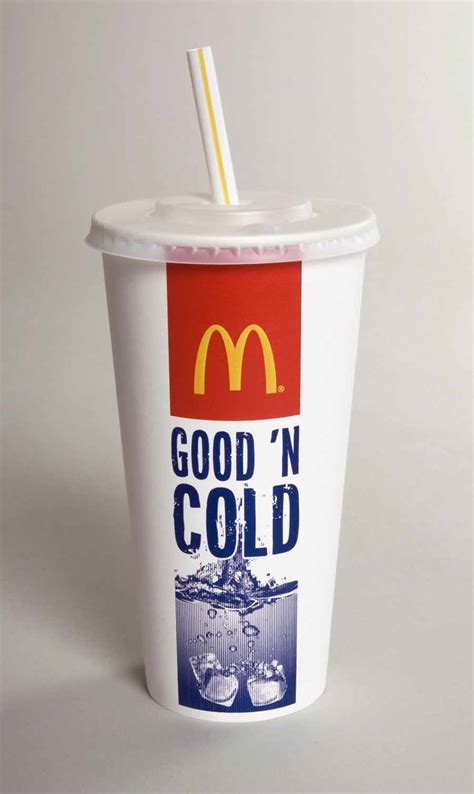 Mcdonalds large drink. The McDonald brothers were the first to develop the concept of a restaurant with a menu of items customers could order that would be the same regardless of the restaurant. Fast-for... 