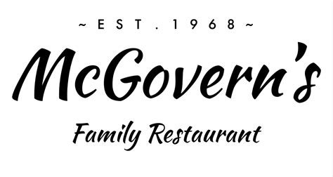 Mcgoverns - Specialties: The McGoverns Family Restaurant has been family owned and operated for more than 35 years. We bring a proud tradition of excellence and expertise to help you prepare for your very special day. Call us today for more information! Established in 1968. Mr. & Mrs. Paul McGovern are the Founders and proprietors of McGovern's Family Restaurant . 