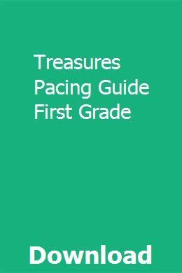 Mcgraw hill treasures pacing guide first grade. - Ingersoll rand ssr intellisys control manual.