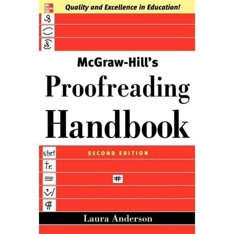 Mcgraw hills proofreading handbook 2nd edition. - Abhandlungen, vorträge und reden aus den jahren 1922-1933.