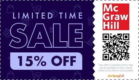 Free & Latest Mcgraw Hill Education Printable Coupon. Use Promo Codes at mheducation.com. Save around $11.58 from McGraw Hill Education. Redeem it & Get extra 20% OFF discount.. 