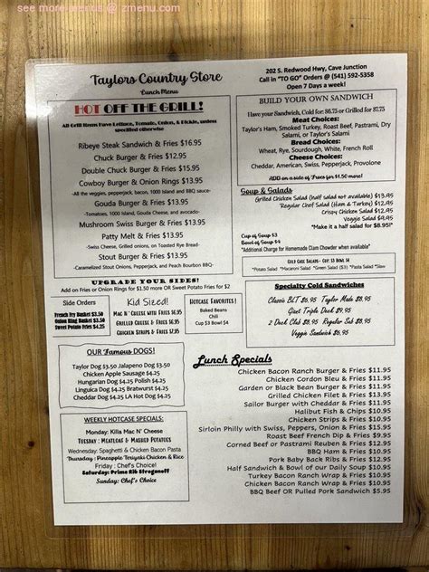Mcgregor's country store menu. Upload menu Menu added by the restaurant owner August 29, 2020 The restaurant information including the Country Store menu items and prices may have been modified since the last website update. 
