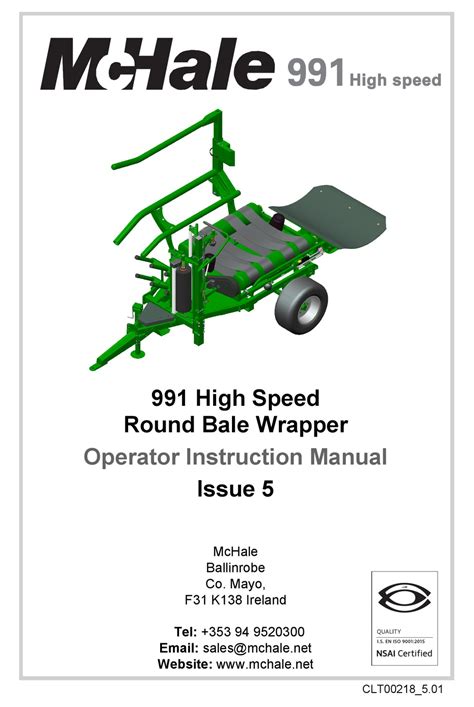 Mchale 991 b instruction manual issue 11. - Manual de taller for escort 98.