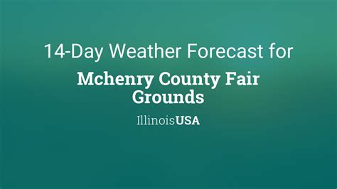 Mchenry Il 14 Day Forecas