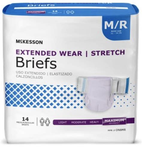 Mckesson Extended Wear Overnight Briefs With Tabs