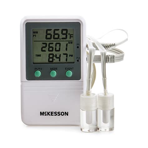Mckesson refrigerator. 5&deg;C and a 0.  Digital Refrigerator / Freezer The...