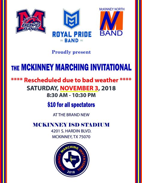 Join us in Melissa, Texas, on Saturday, September 28, 2024, for the second-ever Melissa Marching Showcase in the new 10,000-seat Coach Kenny Deel Stadium! The UIL Area Format will be used for this competition, along with guard and percussion comments during the preliminary competition. The finals will consist of the 12 highest-scoring bands .... 