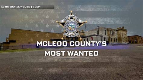 Mcleod county most wanted.  Anyone with information on these individuals are...