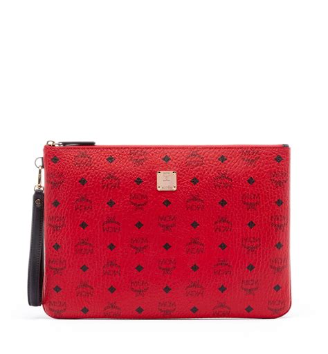 Mcm pouch red. Things To Know About Mcm pouch red. 