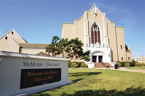 Mcmurry university. McMurry University is a church-related university and has the legal right to establish a hiring preference for applicants who are members of the United Methodist Church. 1400 Sayles Blvd. Abilene, Texas 79605. 325-793-3800. marketing@mcm.edu admissions@mcm.edu. For Admissions. 